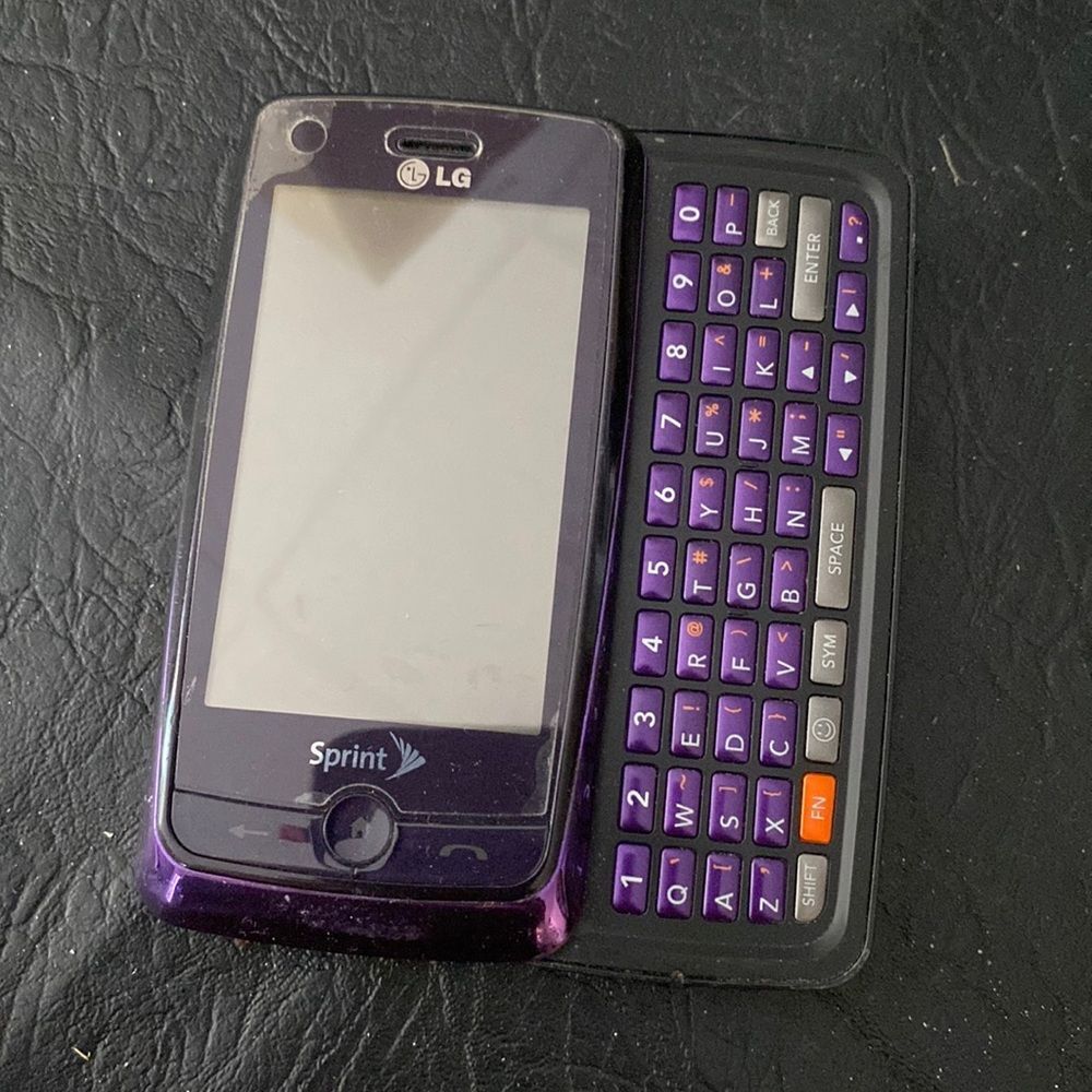 LG sprint. Slide phone with camera works at one time not tested now.